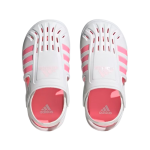 S01-08-1129-9KUK KIDS GIRL SUMMER CLOSED TOE WATER SANDALS - Cloud White / Beam Pink / Clear Pink - Image 7
