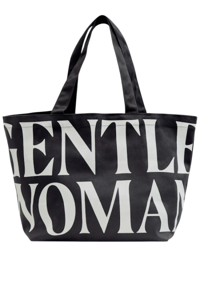 B99-11-1190-00OS GW Canvas Tote Bag : Black - Image 1