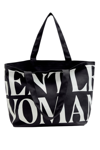 B99-11-1190-00OS GW Canvas Tote Bag : Black - Image 2