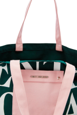 B99-11-1189-00OS GW Painted Wall Tote - Green - Image 4