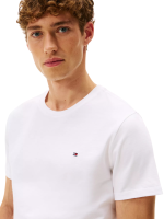 C16-10-1052-00XS Tommy Hilfiger Men's Essential Solid T-Shirt - White - SIZE XS (ADULTS) - Image 3