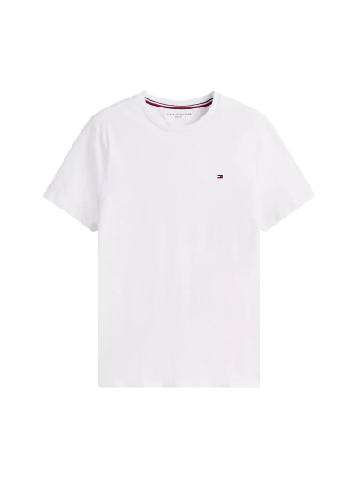 C16-10-1052-00XS Tommy Hilfiger Men's Essential Solid T-Shirt - White - SIZE XS (ADULTS) - Image 2