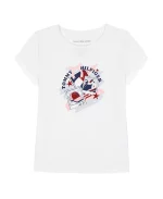 Toddler and Little Girls Polaroid Short Sleeve T-Shirt - White #22703888