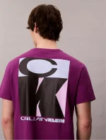 Bold Logo Graphic Relaxed T-Shirt-Purple Phlox - Image 2