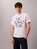 Flagship Cities Graphic Relaxed T-Shirt - Brilliant White #4RD809G