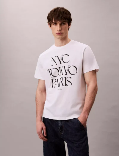Flagship Cities Graphic Relaxed T-Shirt - Brilliant White #4RD809G - Image 1