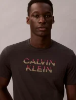 Combined Logo Graphic Classic T-Shirt-Pirate Black - Image 3