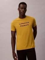 Combined Logo Graphic Classic T-Shirt-Dried Tobacco