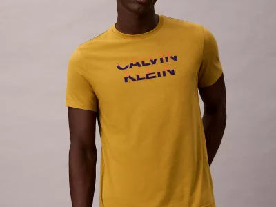 Combined Logo Graphic Classic T-Shirt-Dried Tobacco