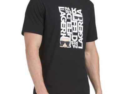 KARL LAGERFELD PARIS Choupette Scene Tee-BLACK#1000968358