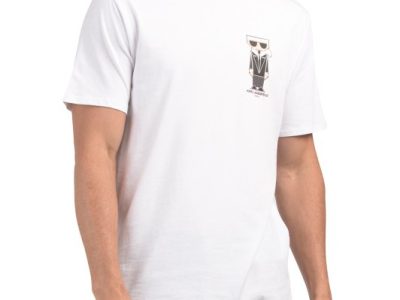 KARL LAGERFELD PARIS Karl Logo Tee-WHITE#1001061927