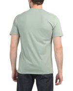 KARL LAGERFELD PARIS Solid Center Metal Patch Tee-Sage#1000968362 - Image 2