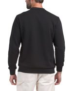 KARL LAGERFELD PARIS Logo Fleece Crew Neck Sweatshirt -Black#:1000994317 - Image 2