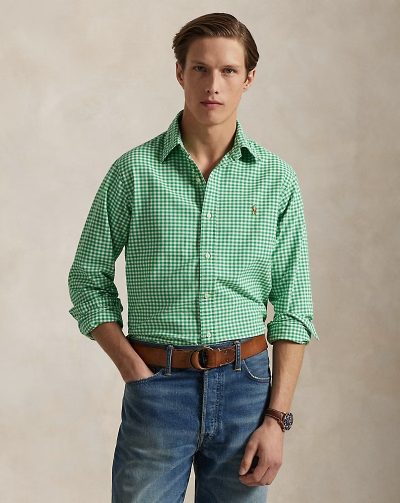 Classic Fit Gingham Oxford Shirt Polo Ralph Lauren Men - Image 2