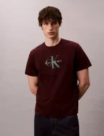 Monogram Logo Tee-Moroccan Brown