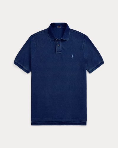 Indigo Mesh Polo Shirt  All Fits - Image 1