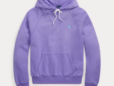 Shrunken Fit Lightweight Fleece Hoodie Polo Ralph Lauren