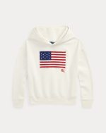 Flag Appliqué French Terry Hoodie Girls