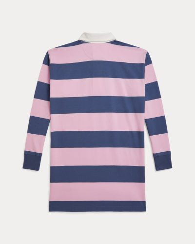 Striped Cotton Jersey Rugby Dress Girls - Image 2