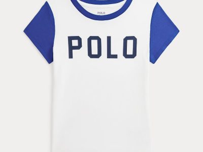 Color-Blocked Logo Cotton Jersey Tee Girls 2-6x