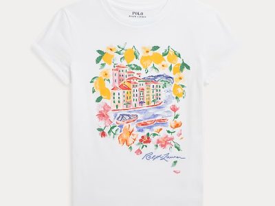 Cotton Jersey Graphic Tee  Girls