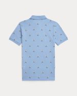 Tennis-Print Cotton Mesh Polo Shirt Boys - Image 2