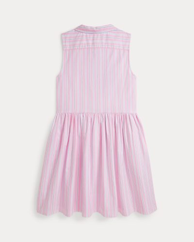 Striped Cotton Oxford Shirtdress Girls - Image 2