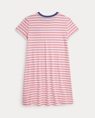 Striped Logo Cotton Jersey Dress Girls - Image 2