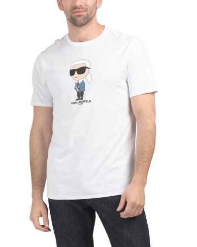 KARL LAGERFELD PARIS Large Blazer T-shirt-White#1001037115 - Image 1