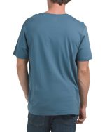 HURLEY Oil Change Graphic Tee-GREY/TEAL#1001065474 - Image 2