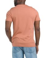 HURLEY Boxed Logo Graphic Tee-BROWN/RED#1001065445 - Image 2