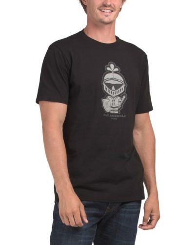 KARL LAGERFELD PARIS Amor Tee-BLACK#1001061924 - Image 1