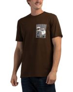KARL LAGERFELD PARIS Small Left Chest Logo Tee-Demitasse#1001054457