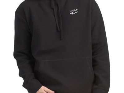 KARL LAGERFELD PARIS Logo Hoodie - Black #1001020385