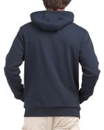 KARL LAGERFELD PARIS Latitude And Longitude Logo Hoodie - Navy #1000926770 - Image 2