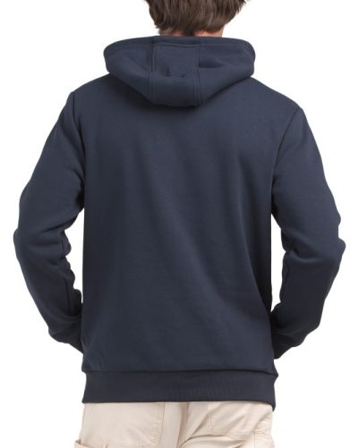 KARL LAGERFELD PARIS Latitude And Longitude Logo Hoodie - Navy #1000926770 - Image 2