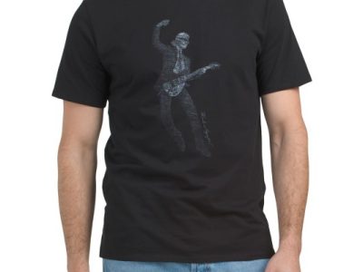 KARL LAGERFELD PARIS Brand Logo Tee-Black#1001070576