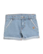 CARHARTT Big Girls Rugged Flex Denim Shorts - light wash #1001088332