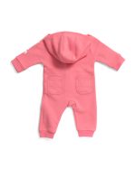 CARHARTT Infant Girls Fleece Zip Front Hooded Coveralls #1001004744 - Image 2