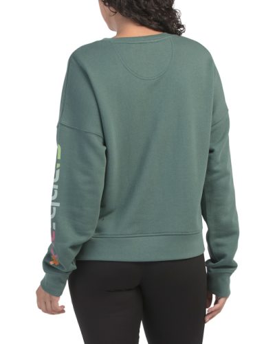 CARHARTT Loose Fit Graphic Sweatshirt - Balsam #1001040163 - Image 2