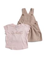 CARHARTT Toddler Girls 2pc Tee And Chambray Jumper Set #1001074617