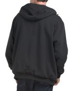 CARHARTT Loose Fit Land Full Zip Sweatshirt (REGULAR) - Black #1001040498 - Image 2
