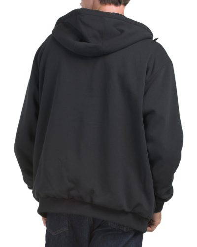 CARHARTT Loose Fit Land Full Zip Sweatshirt (REGULAR) - Black #1001040498 - Image 2