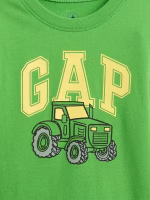 babyGap Graphic T-Shirt-Apple Green Truck - Image 3