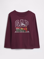 babyGap Graphic T-Shirt-Tuscan Red Train