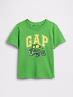 babyGap Logo T-Shirt-Apple Green Tractor