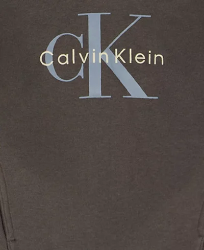 Calvin Klein Boys 2T-7 2-Piece Hoodie and Pants Set-Charcoal brown - Image 2