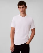 Calvin Klein Men's Solid Crewneck T-Shirt-Bright White