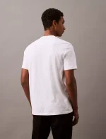 Liquid Touch Allover Monogram Classic T-Shirt-Brilliant White - Image 3