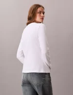 Standard Logo Slim T-Shirt-Brilliant White - Image 2